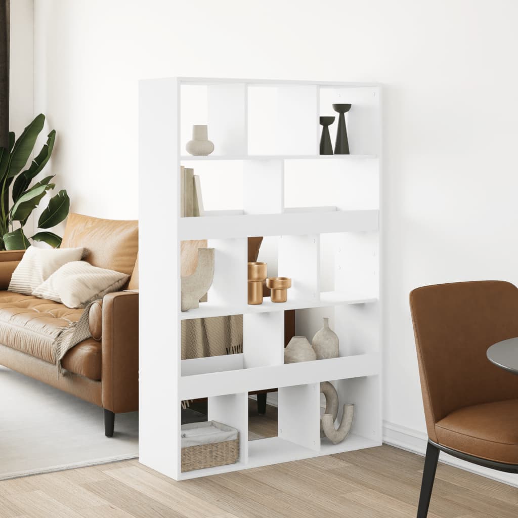 Deliaca stena biela 100x33x156,5 cm kompozitné drevo