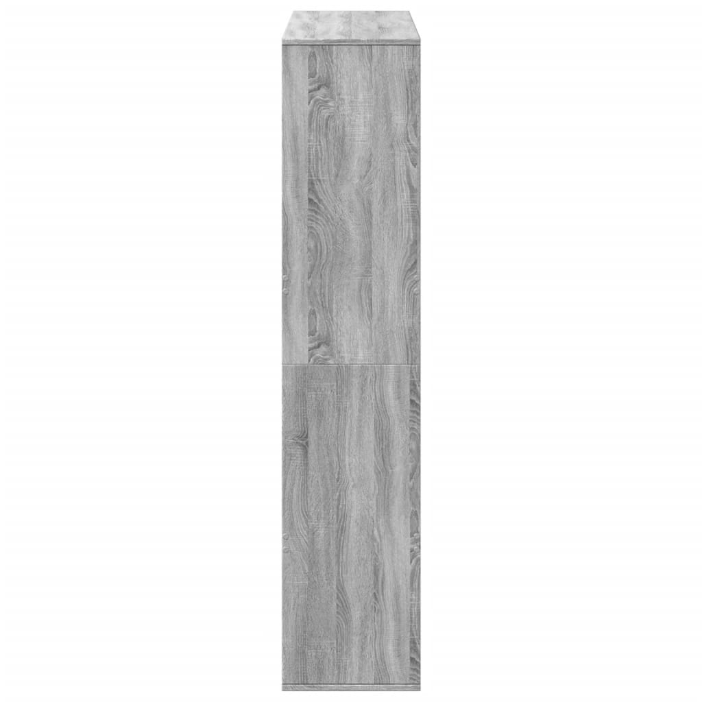 Deliaca stena sivá sonoma 100x33x156,5 cm kompozitné drevo