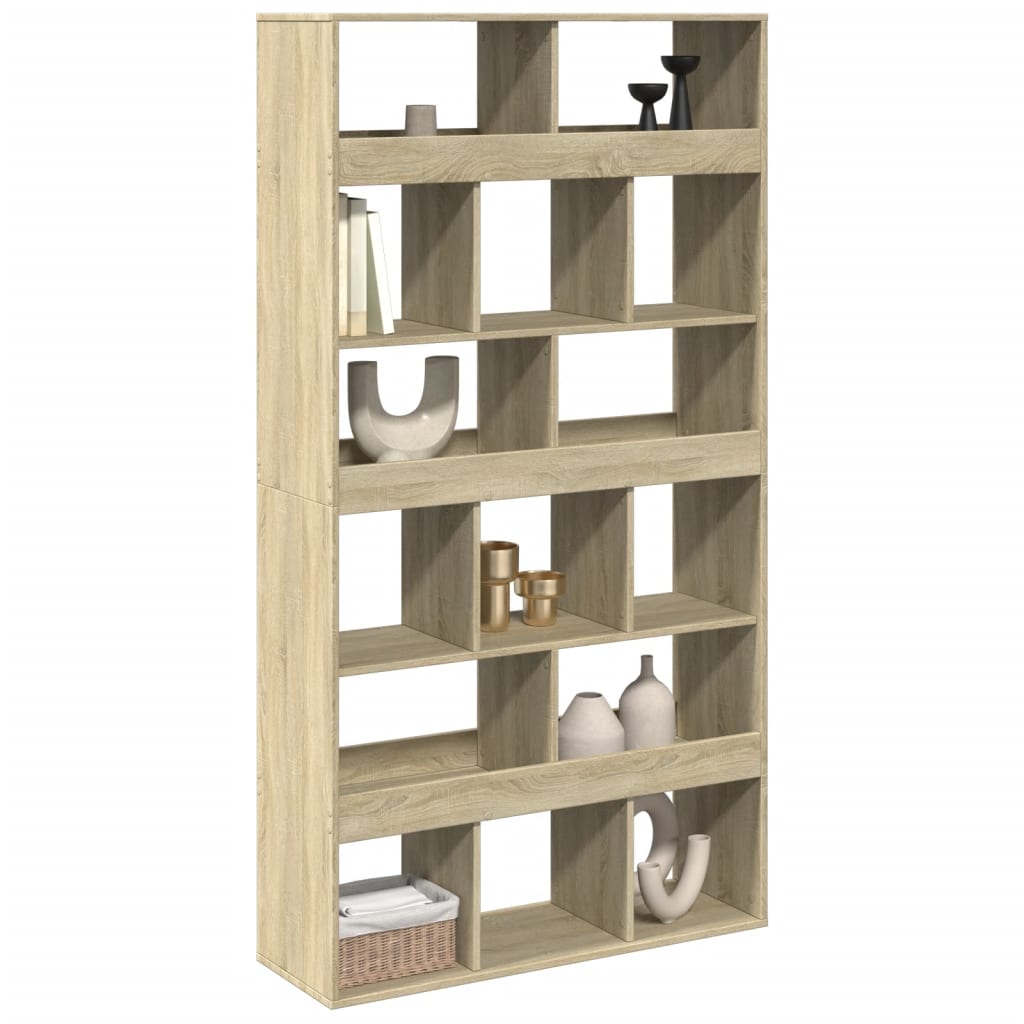 Deliaca stena dub sonoma 100x33x187,5 cm kompozitné drevo