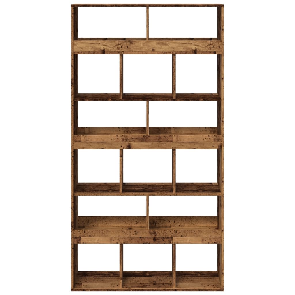 Deliaca stena staré drevo 100x33x187,5 cm kompozitné drevo