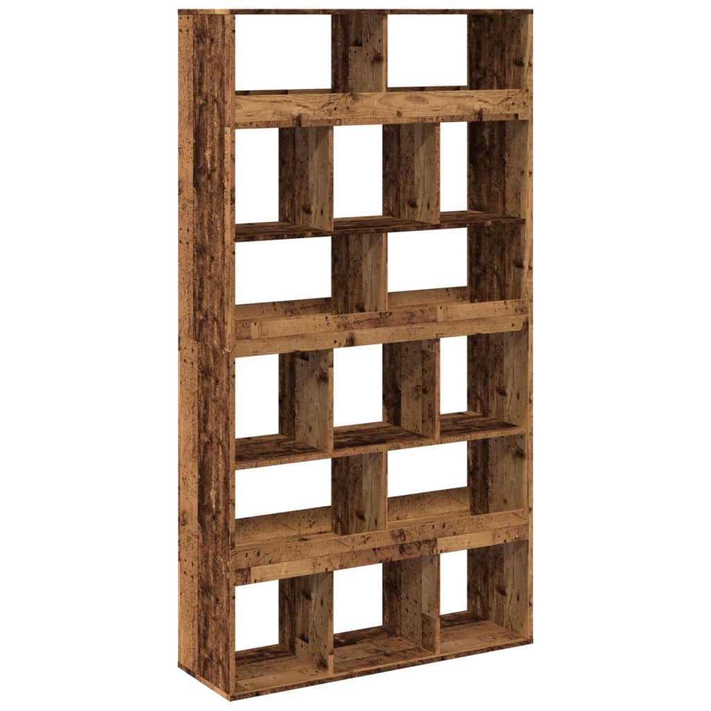Deliaca stena staré drevo 100x33x187,5 cm kompozitné drevo