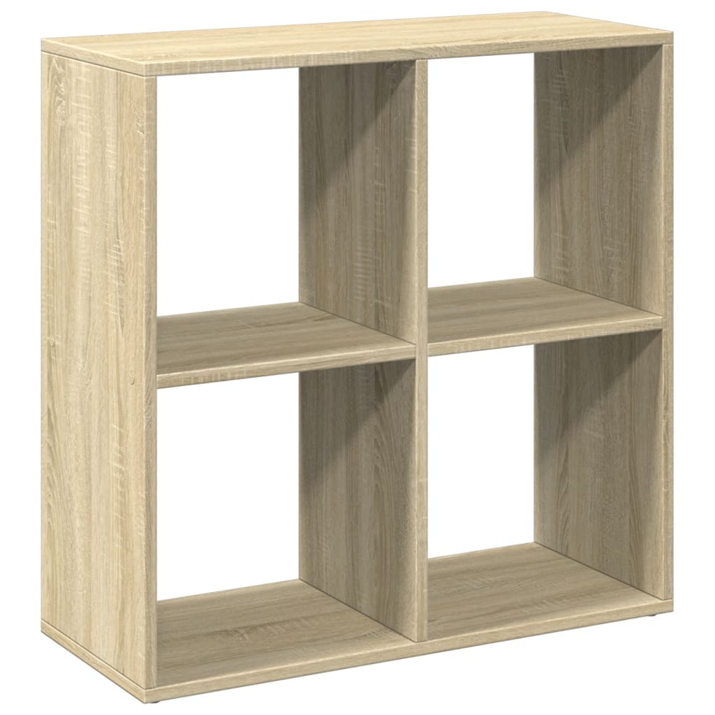 Rozdeľovacia knižnica dub sonoma 69,5x29x69,5 cm kompoz. drevo