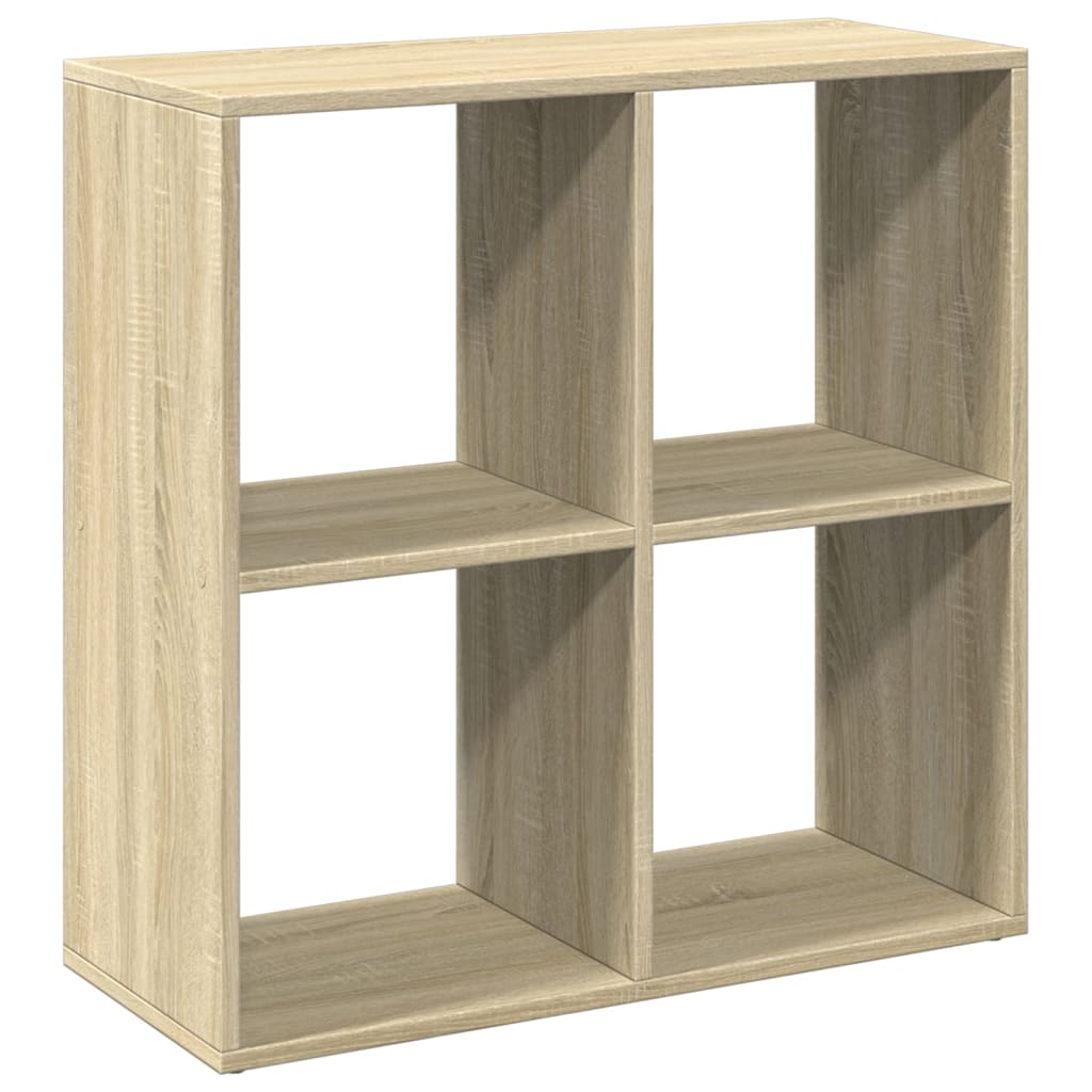 Rozdeľovacia knižnica dub sonoma 69,5x29x69,5 cm kompoz. drevo