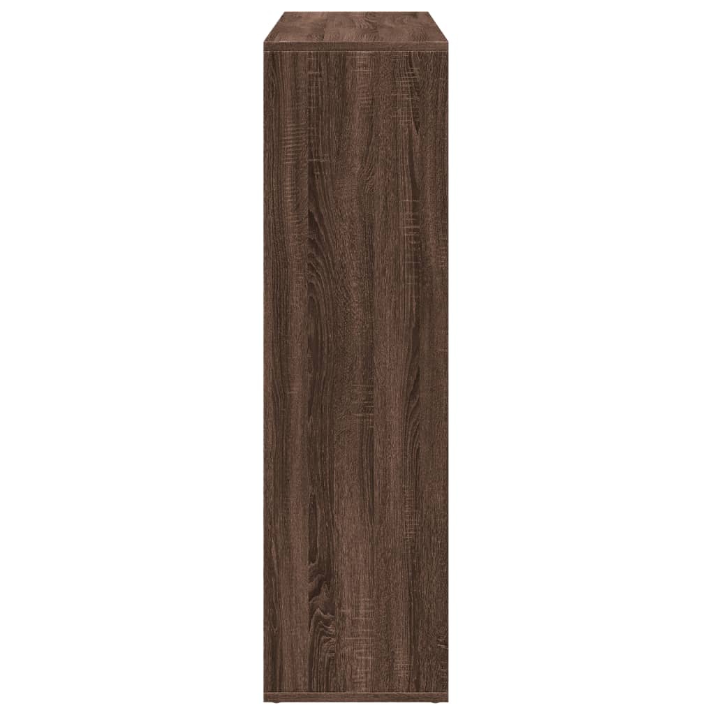 Rozdeľovacia knižnica hnedý dub 102x29x103,5 cm kompozit.drevo