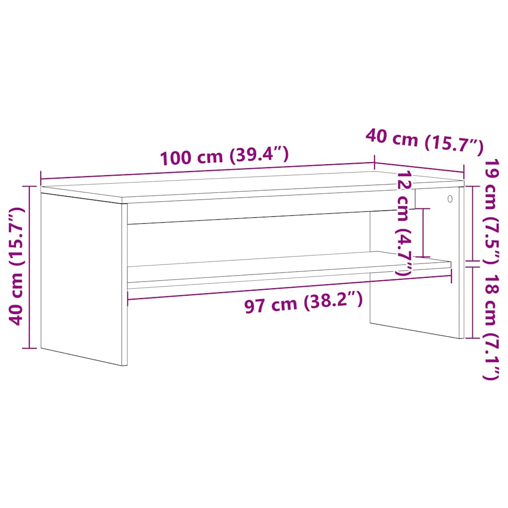 TV skrinka biela 120x40x40 cm drevotrieska