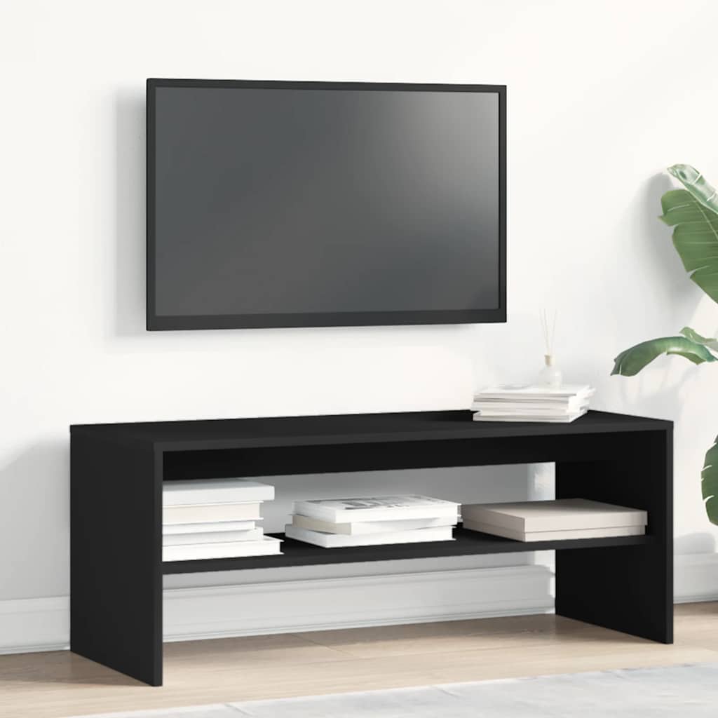 TV skrinka čierna 100x40x40 cm drevotrieska