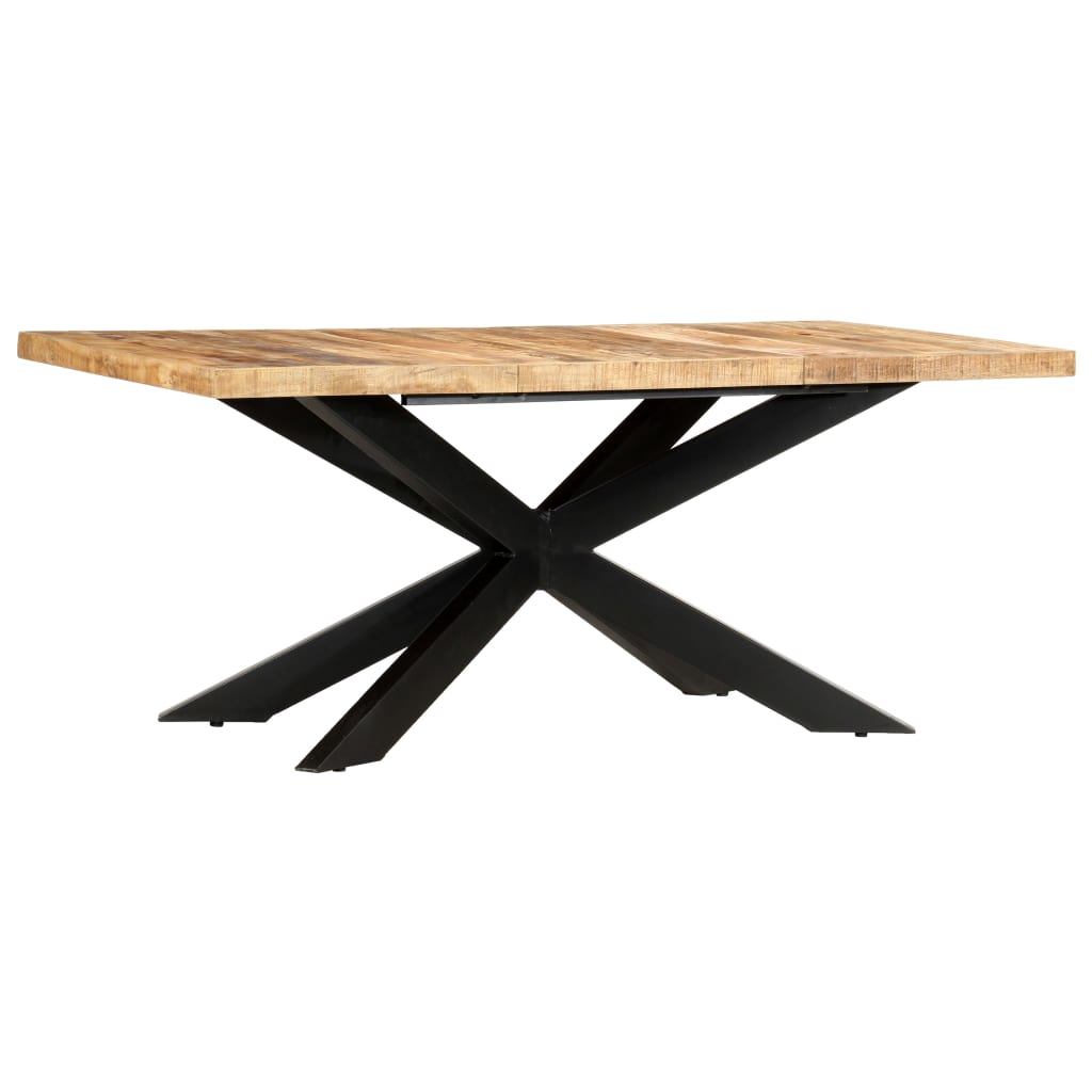 Jedálenský stôl 180x90x76 cm surový mangovníkový masív