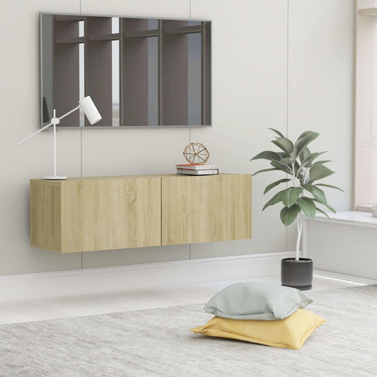 TV skrinka, dub sonoma 100x30x30 cm, kompozitné drevo