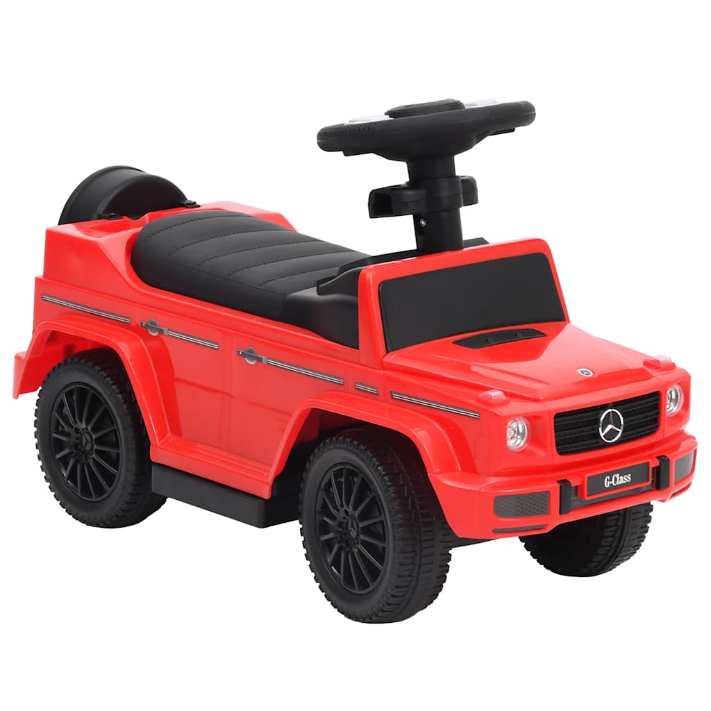Autíčko na tlačenie Mercedes-Benz G63 červené