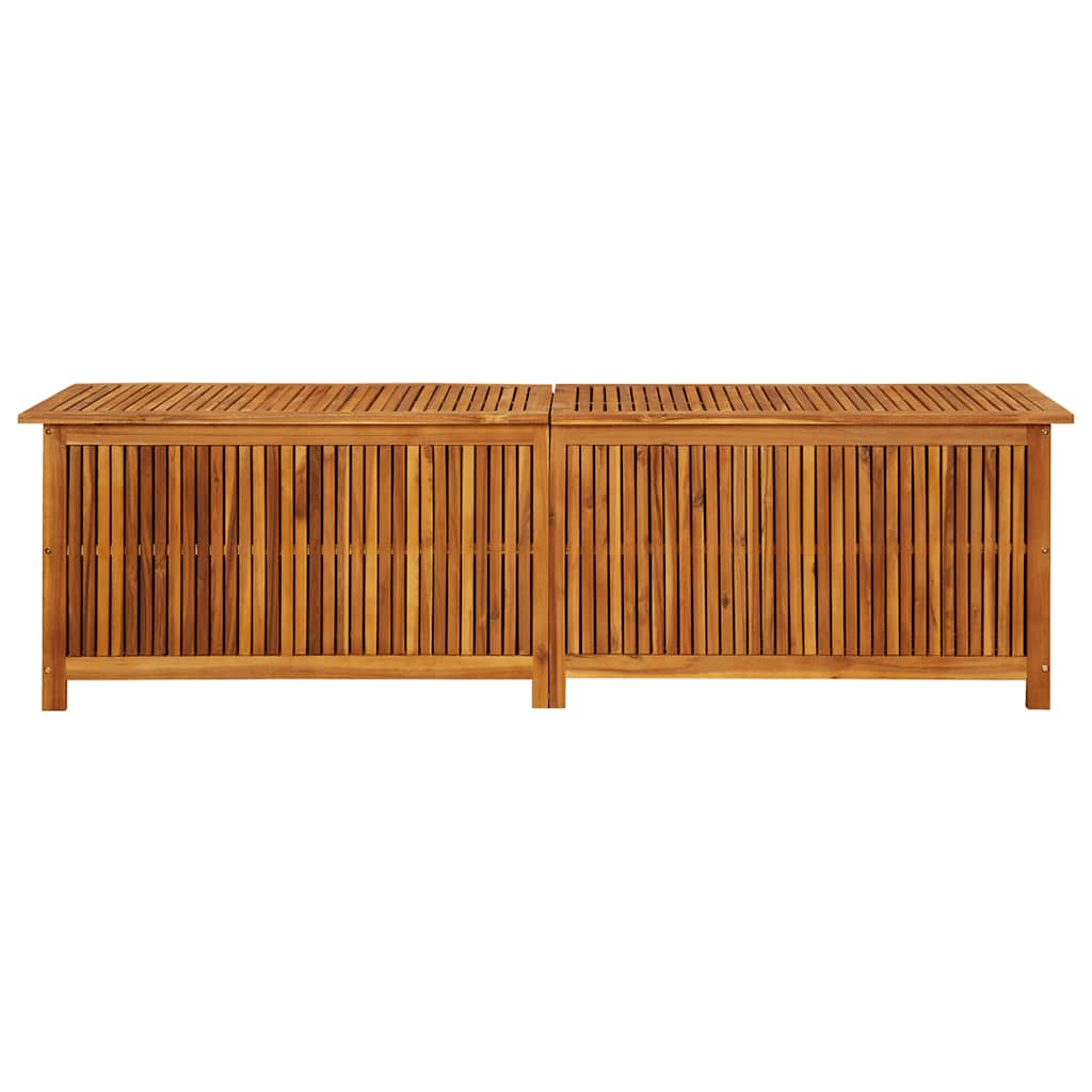 Záhradný úložný box 200x50x58 cm akáciový masív