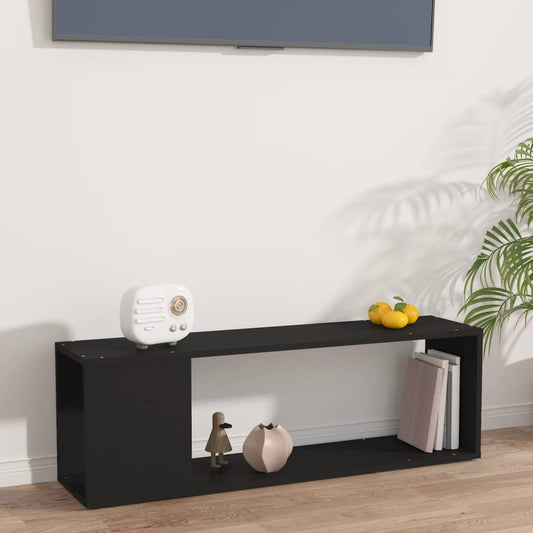 TV skrinka, čierna 100x24x32 cm, kompozitné drevo