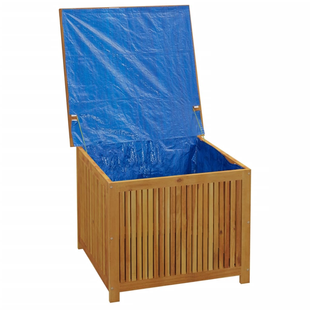 Záhradný úložný box 75x75x58 cm masívne akáciové drevo
